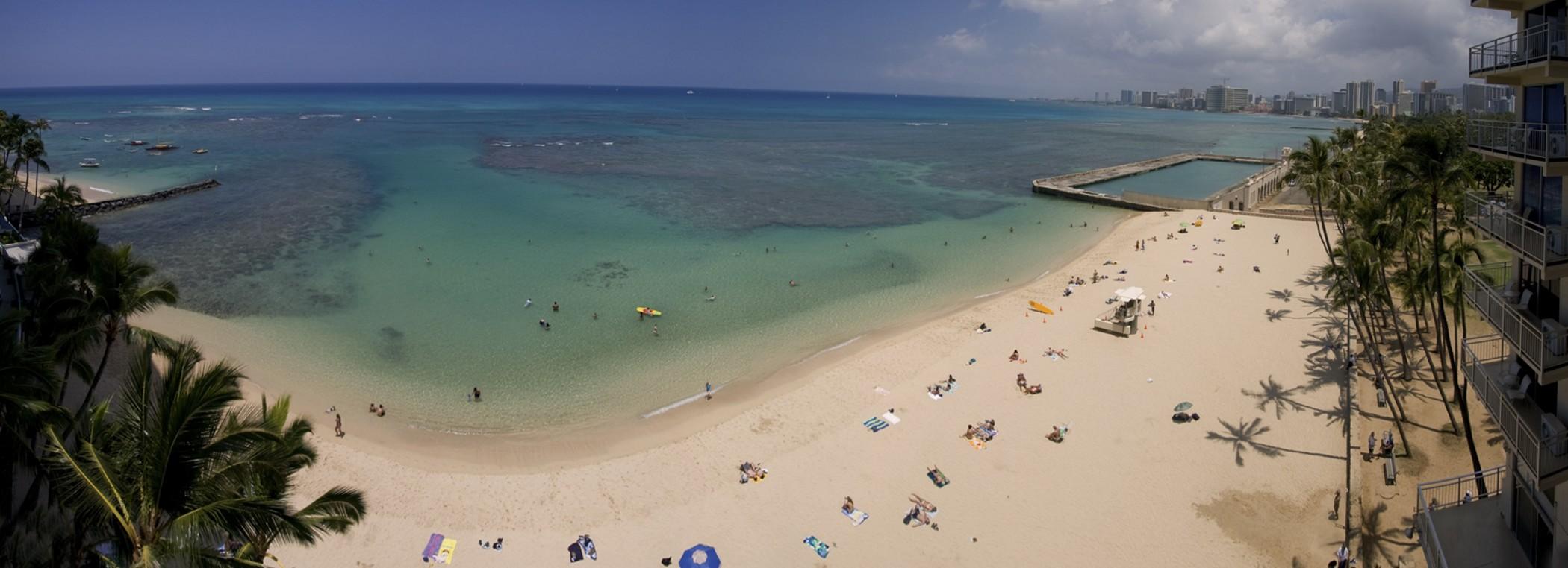 Kaimana Beach Hotel Гонолулу Экстерьер фото